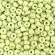 Seed beads 8/0 (3mm) Luminary green